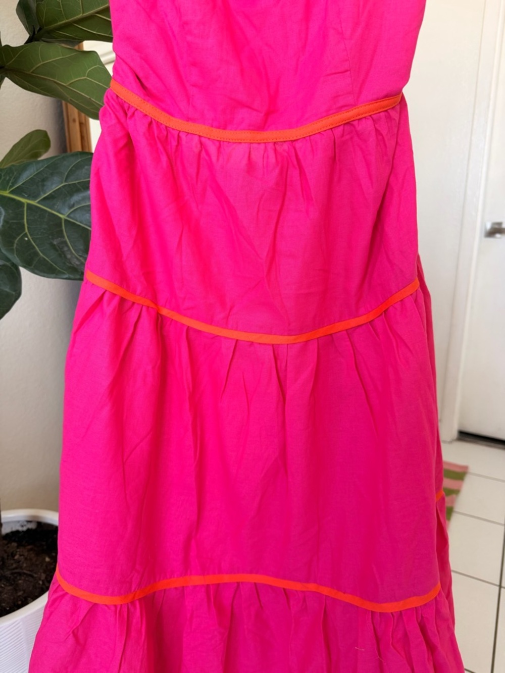 Pink Maxi Dress Aakaa - Picture 7 of 14